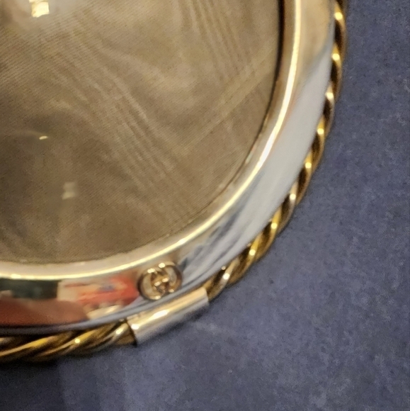 RARE VINTAGE GUCCI  HEAVY‎ PICTURE FRAME  Round - Picture 6 of 9